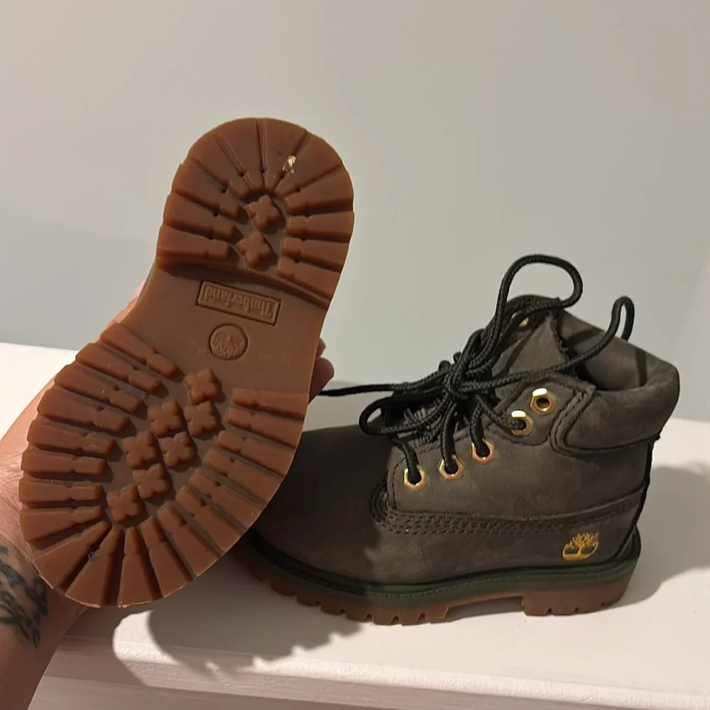 Timberland Kids' Dark Green Boots